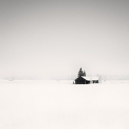 Snow Covered Barn